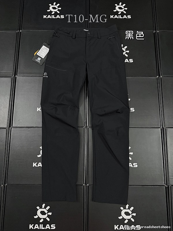KAILAS Technical Hiking Pants in Black - performance logo