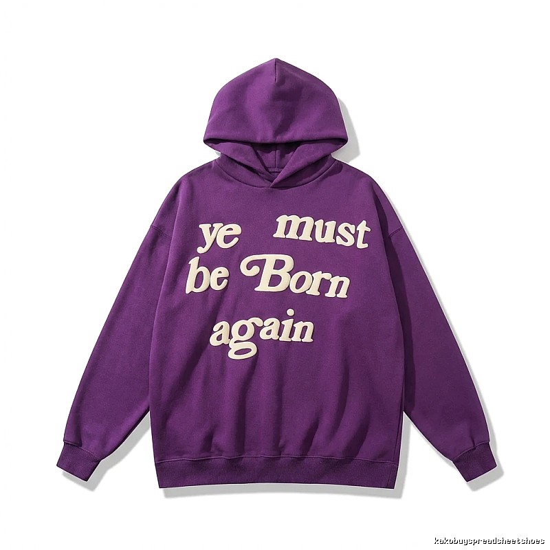Kanye Born Again Purple Hoodie