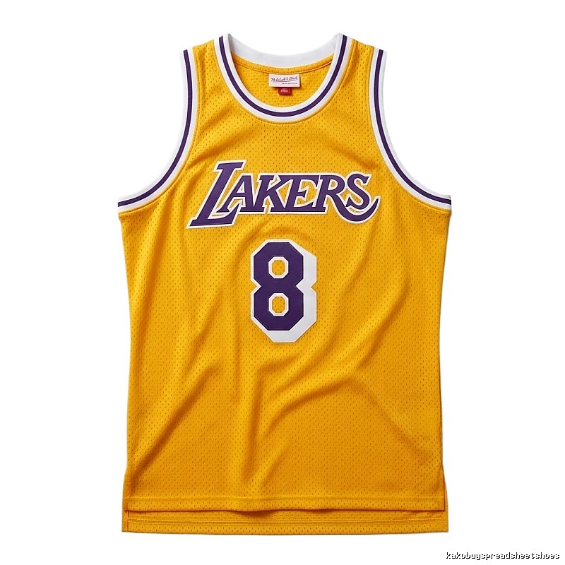 Kobe Lakers retro yellow jersey