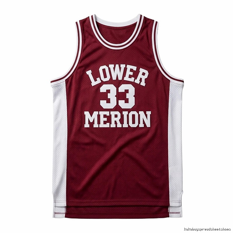 Kobe retro-style burgundy jersey