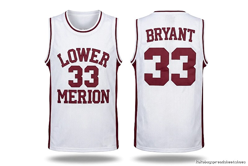 Kobe retro-style white basketball uniform