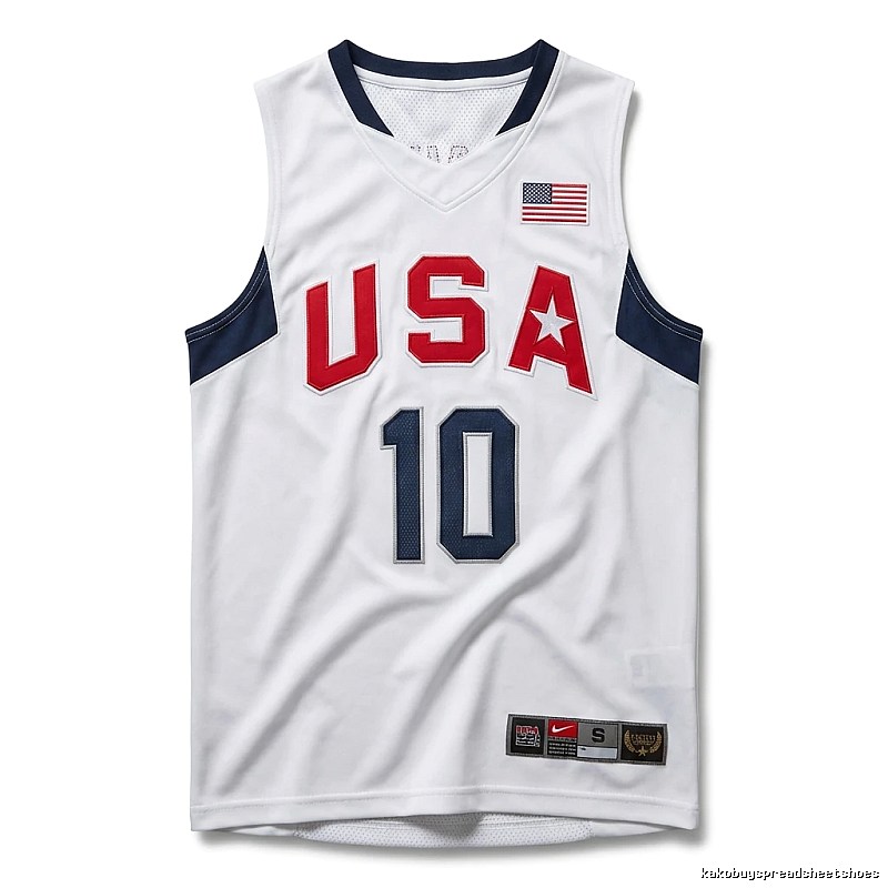 Kobe USA series sporty white jersey