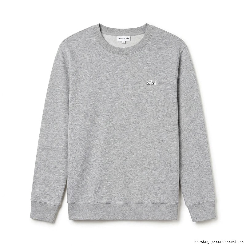 Lacoste basic simple grey sweatshirt