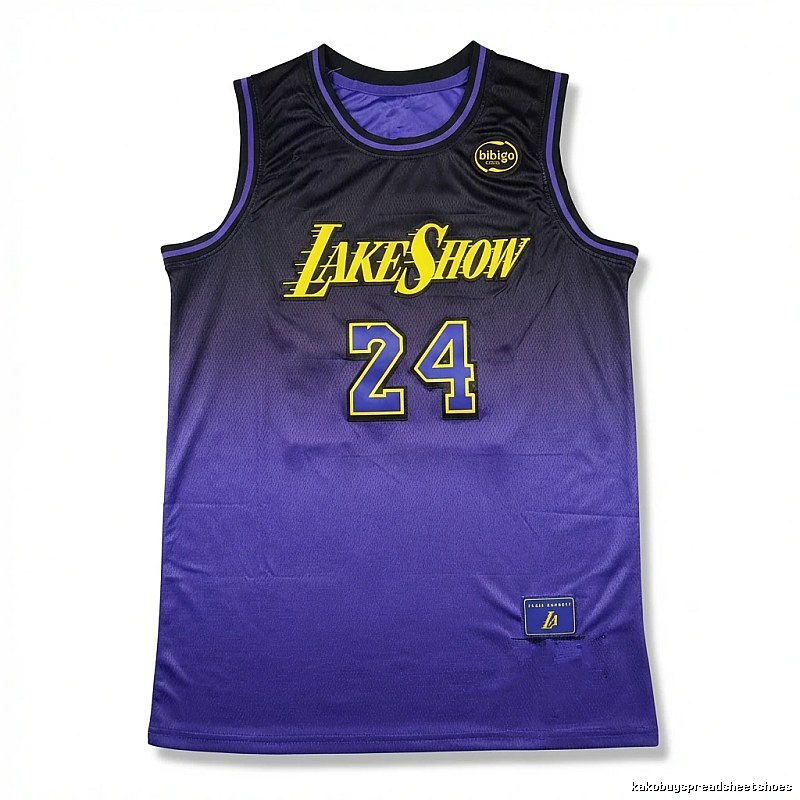 Lakers gradient-style basketball uniforms