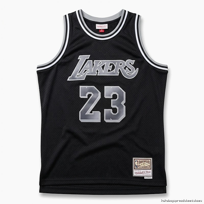 Lakers No. 23 LBJ retro-style jersey