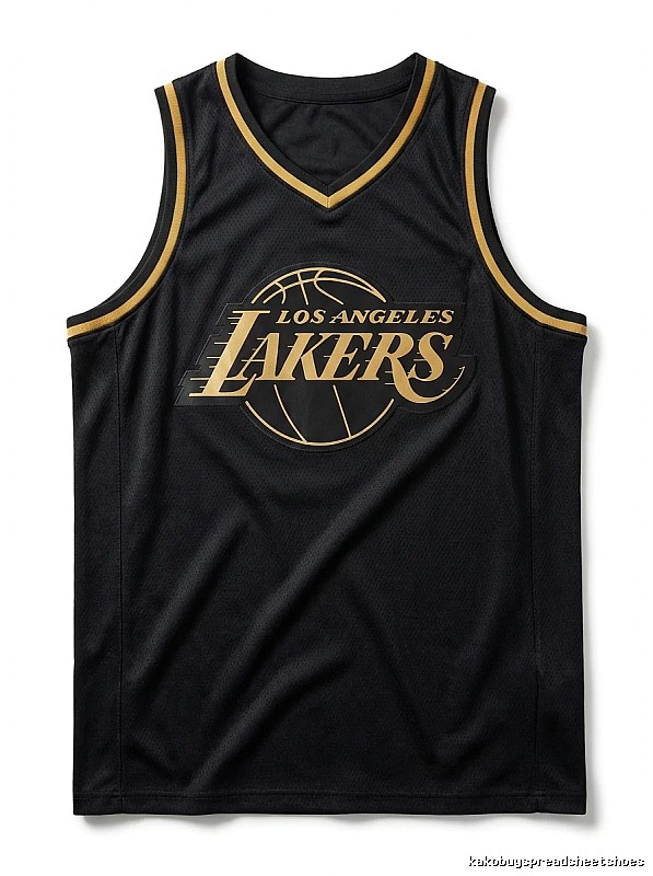 LBJ Lakers retro black jersey