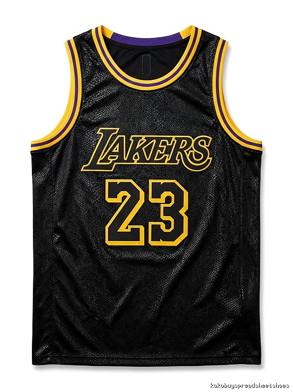 LBJ Lakers retro-style jersey