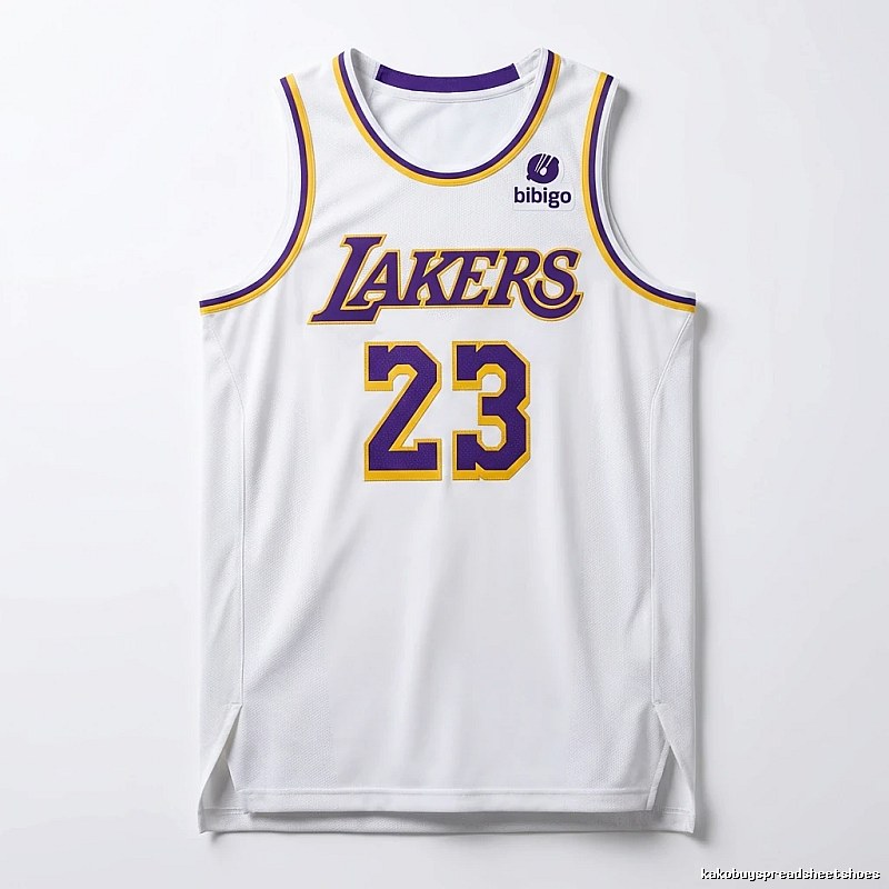 LBJ Lakers retro-style jersey