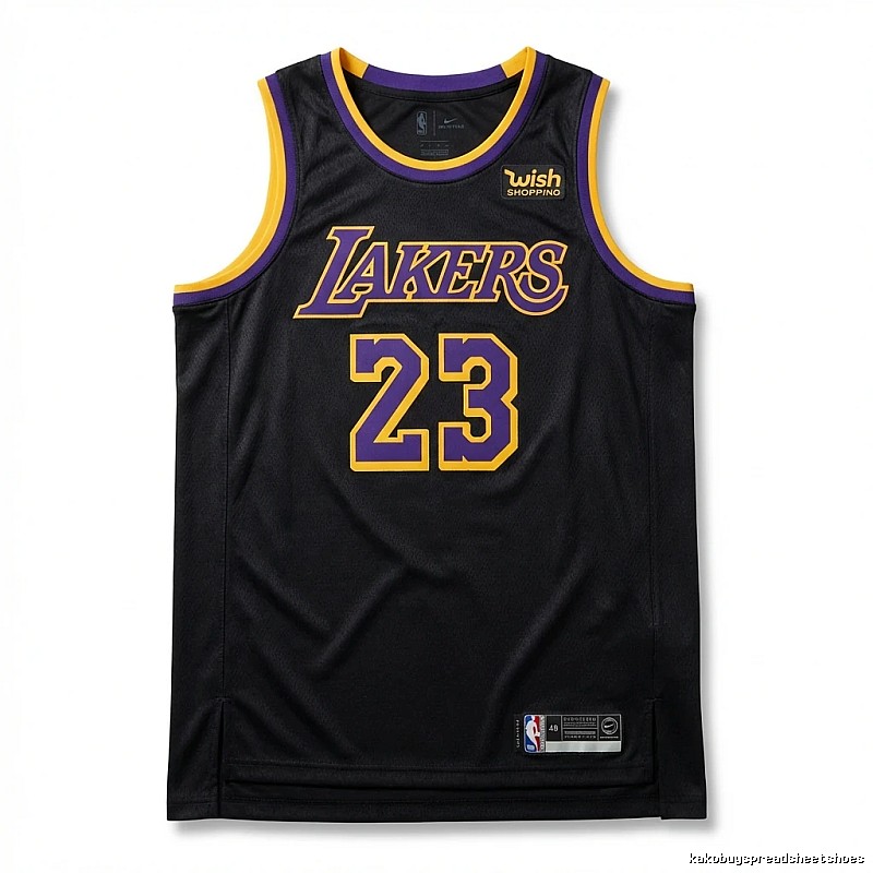 LBJ Lakers retro-style jersey