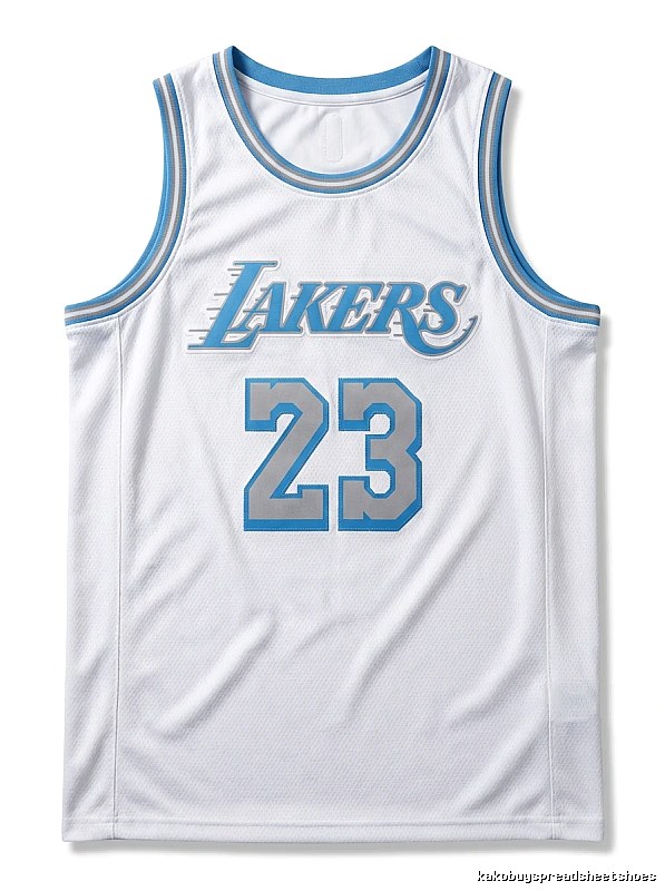 LBJ Lakers retro white jersey