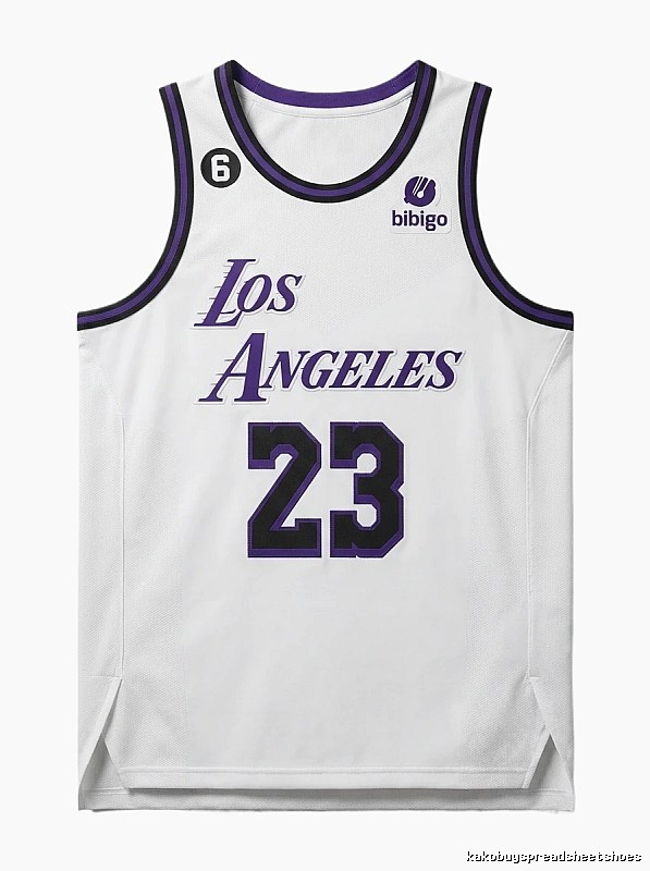 LBJ Los Angeles retro-style jersey