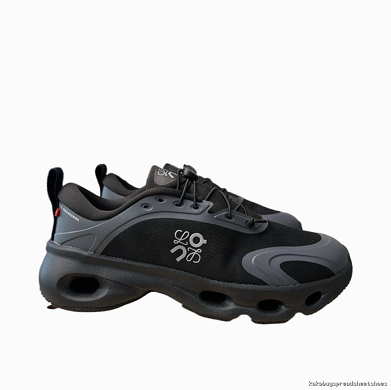 LOEWE black casual sports shoes