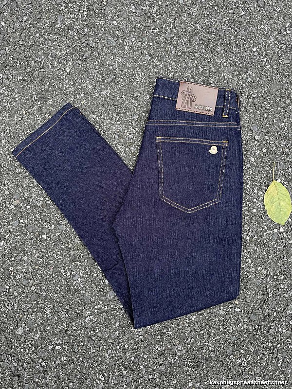 Logo Jeans with tonal back patch and crisp straight-leg shape - Valentino Essential Edit