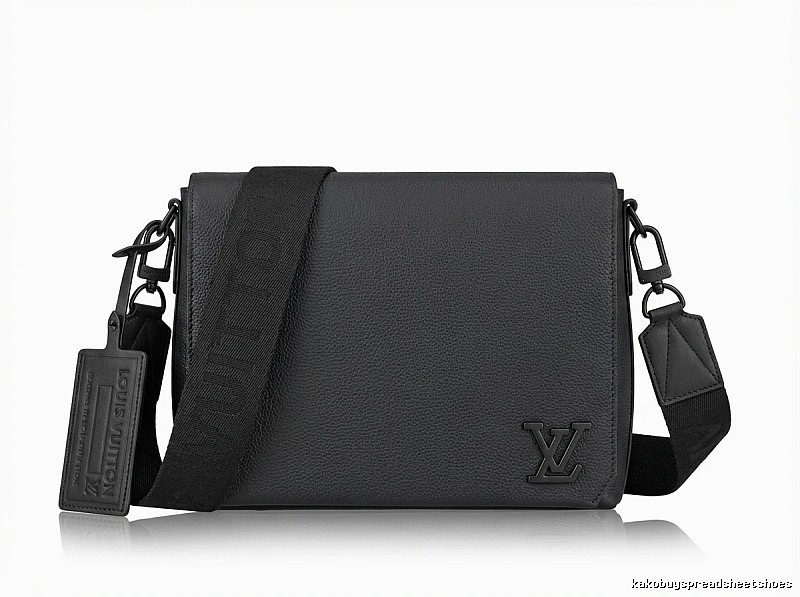 Louis Vuitton black minimalist style crossbody bag