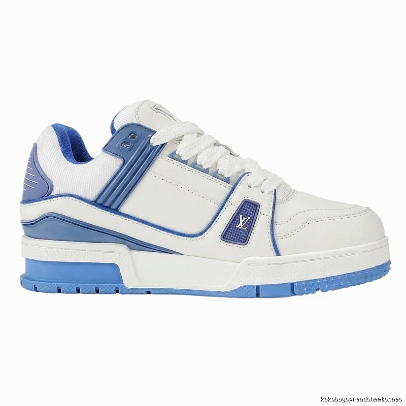 Louis Vuitton blue and white casual sports shoes