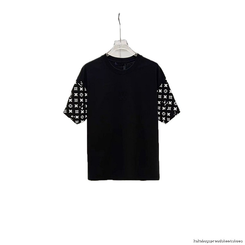 Louis Vuitton Monogram Trendy Black Short-Sleeve T-Shirt