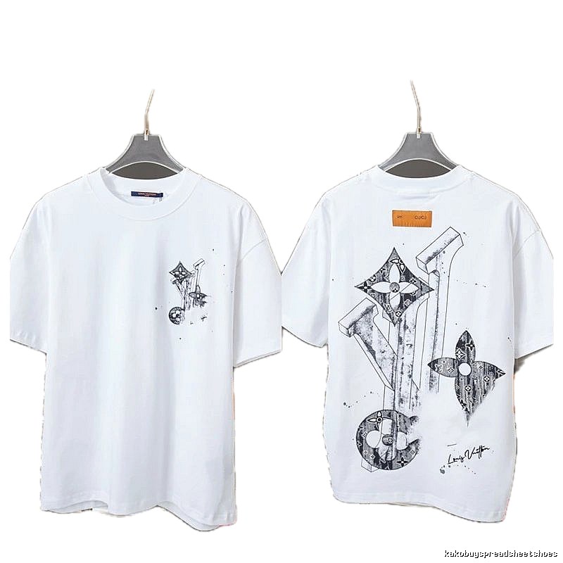 Louis Vuitton Monogram Trendy Style White Short-sleeve T-shirt