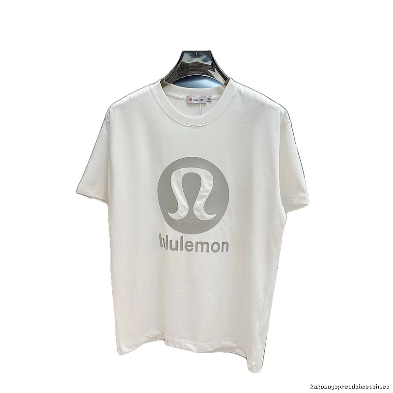 lululemon Classic Printed Sporty White T-Shirt