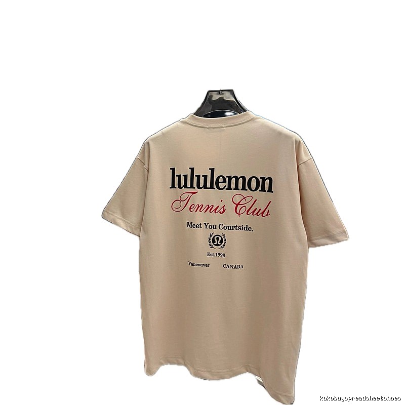 lululemon Tennis Club Casual Style Light Apricot T-Shirt
