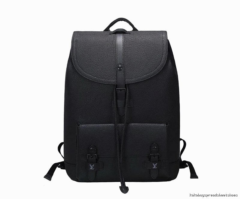 LV classic black backpack