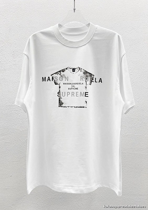 Maison Margiela Co-branded Street Style White T-shirt