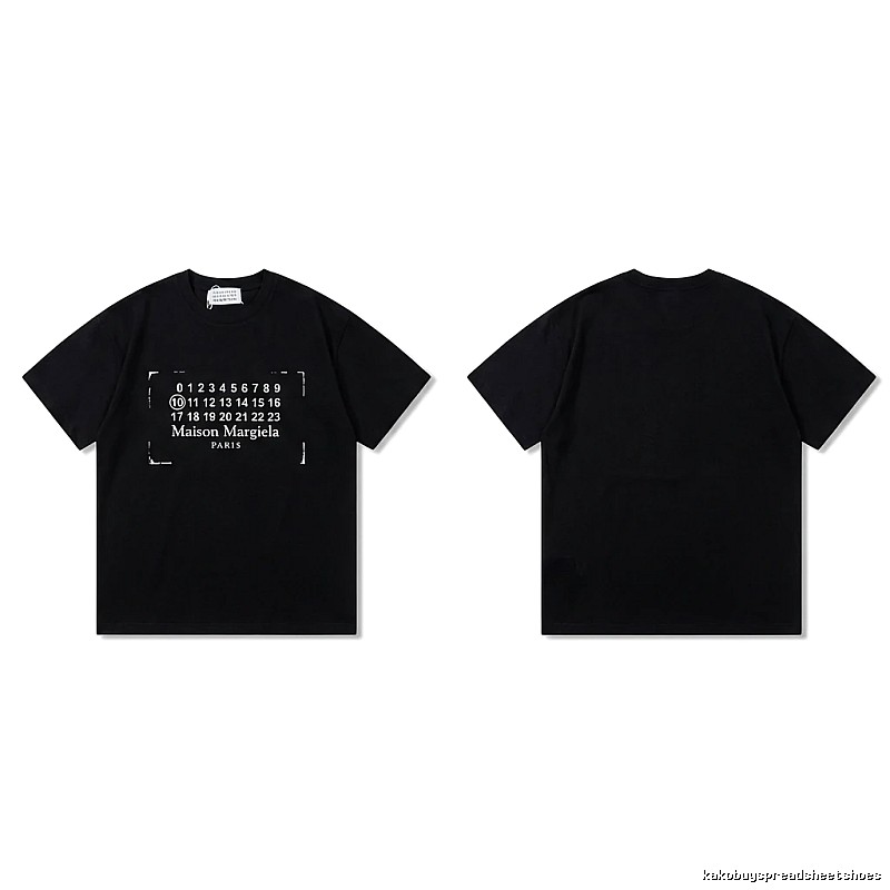 Maison Margiela Digital Style Black T-shirt