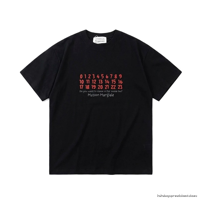 Maison Margiela Digital Style Black T-shirt