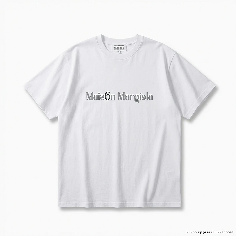 Maison Margiela minimalist style white T-shirt