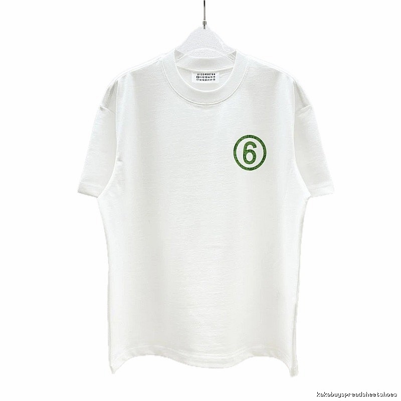 Maison Margiela MM6 Minimalist Style White T-Shirt