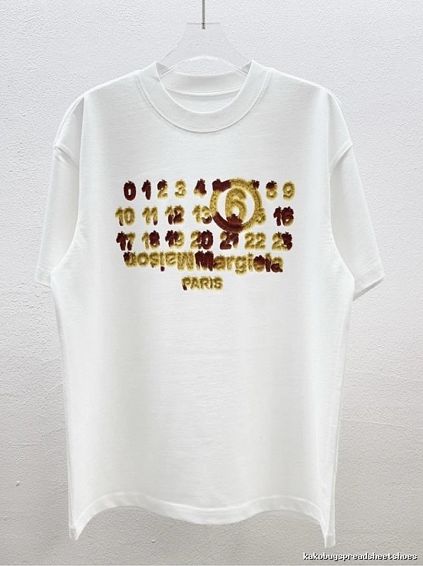 Maison Margiela Number Series High-Street White T-Shirt