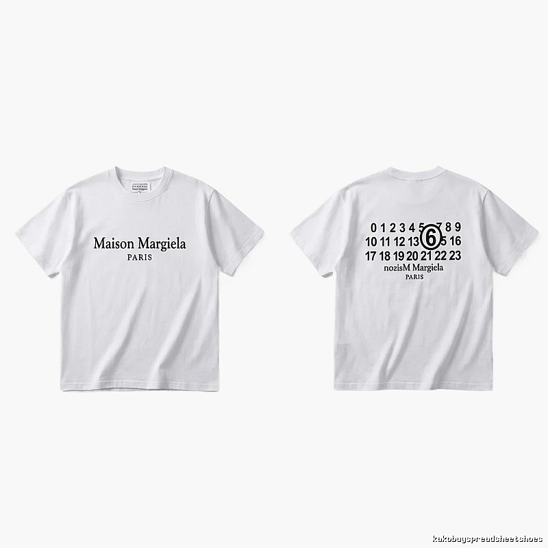 Maison Margiela white T-shirt with digital printing