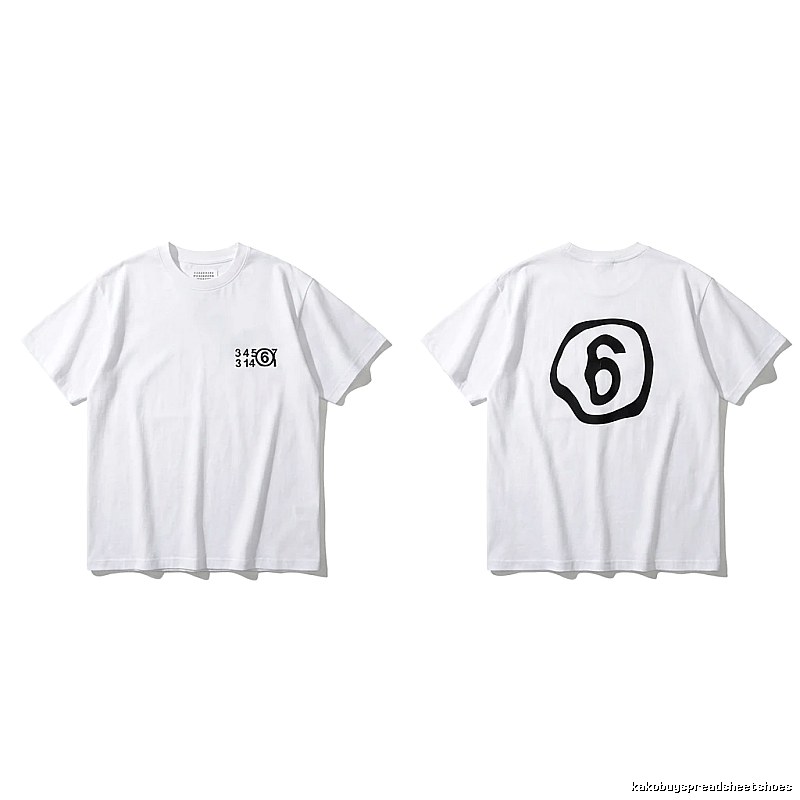 Maison Margiela white T-shirt with digital printing