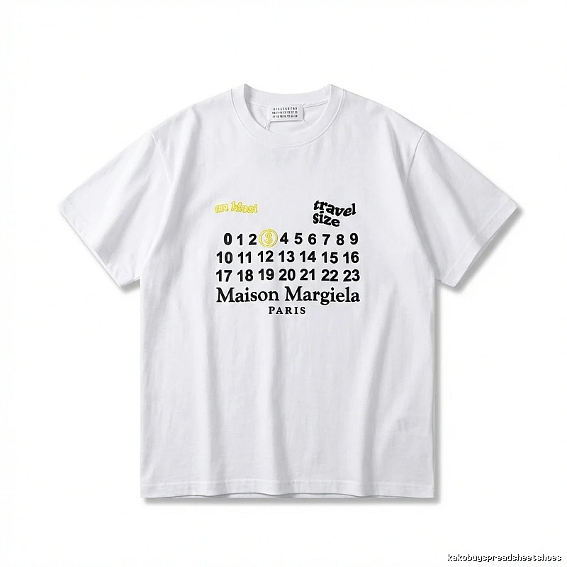 Maison Margiela white T-shirt with digital printing