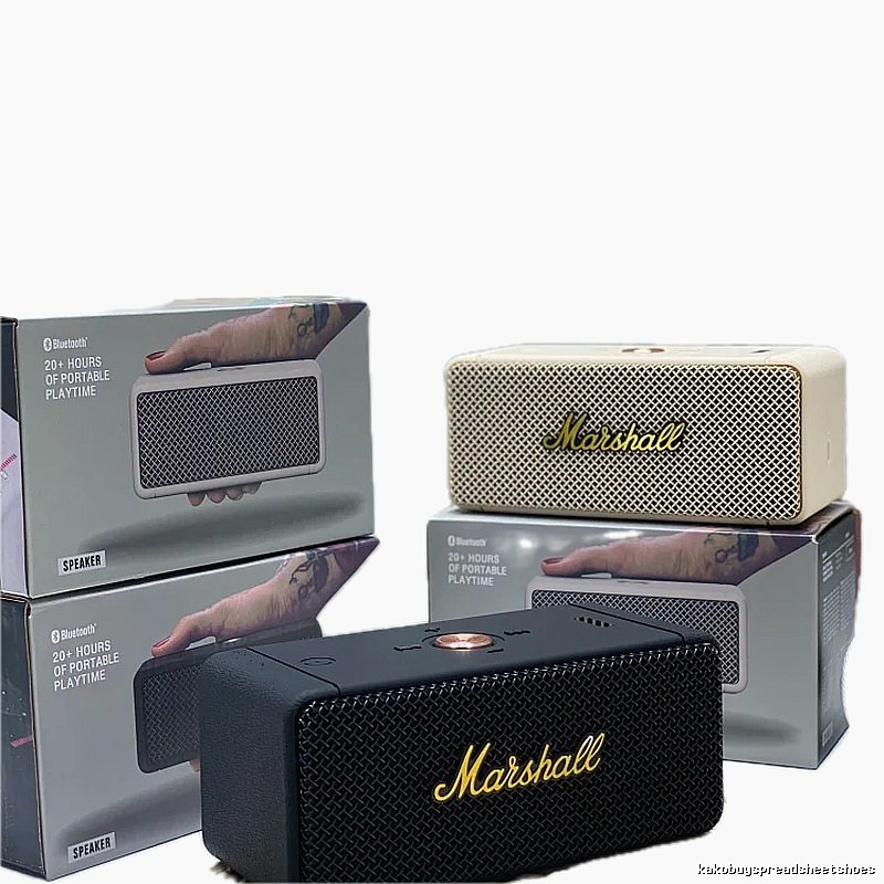 Marshall Emberton Portable Speaker in Cream and Black