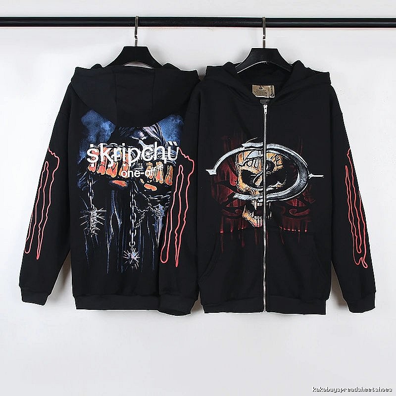 Mastermind Style W23 Zip Hoodie Airport Outfit Skull