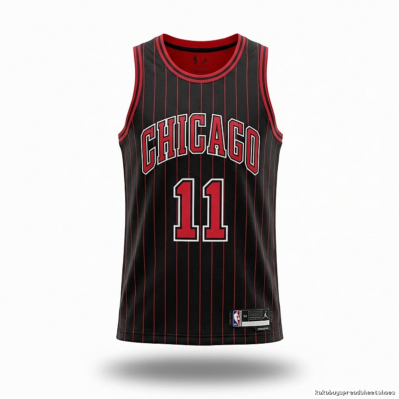 Michael Jordan retro black and red jersey