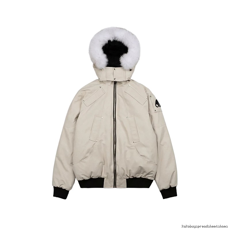 Michael Kors parka down jacket in off-white