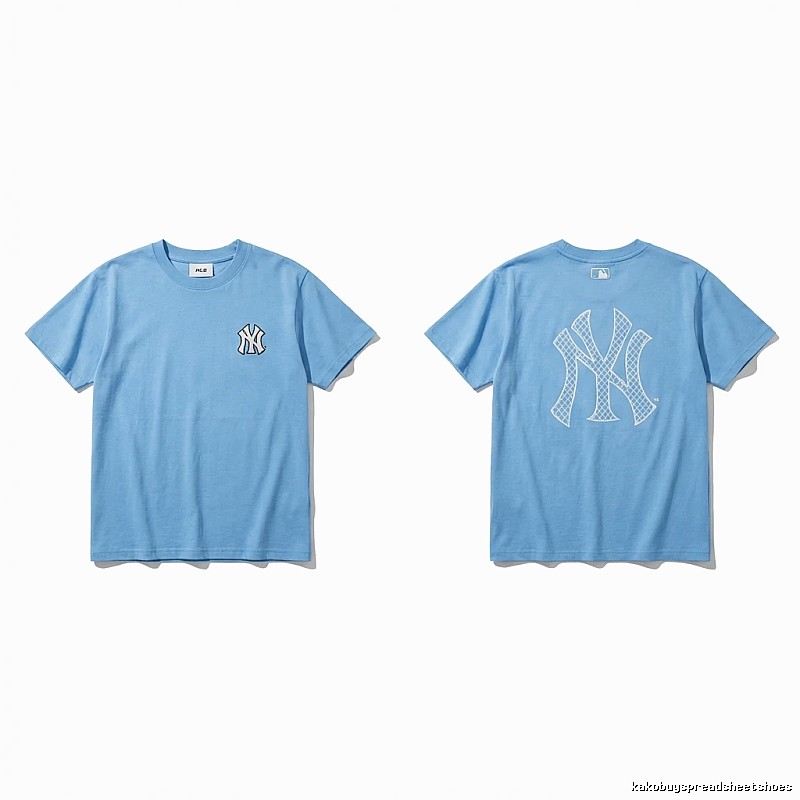 MLB Classic Simple Style Blue T-shirt