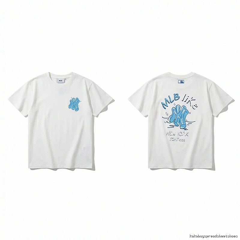 MLB New York Graffiti Style White T-shirt