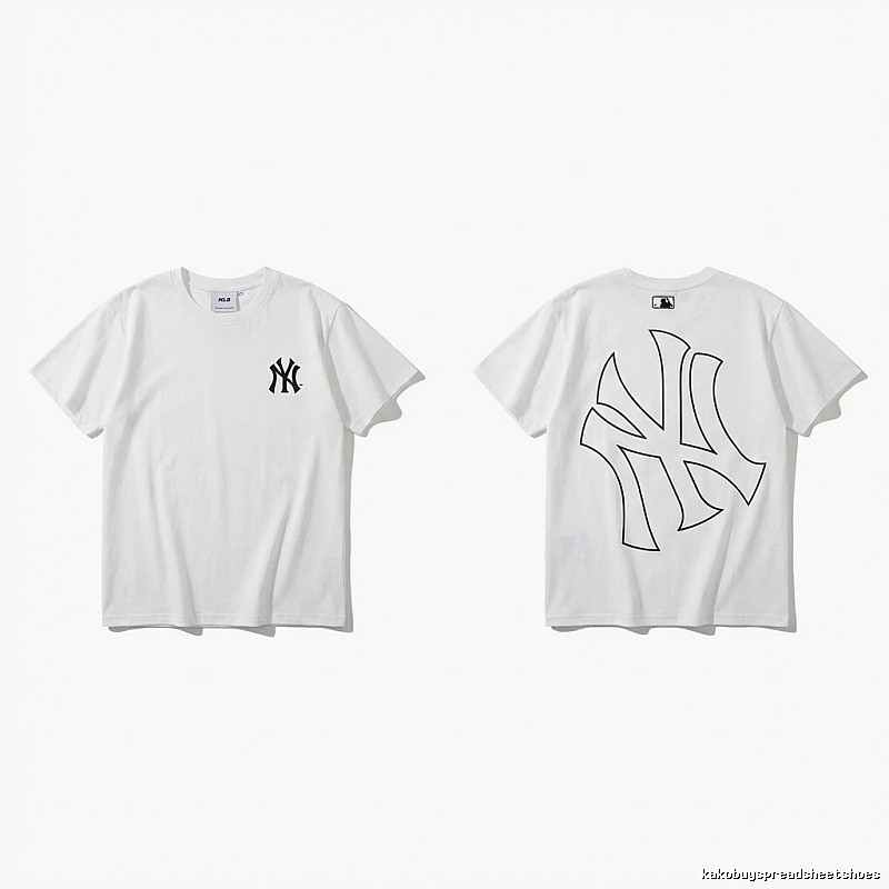 MLB New York Yankees minimalist style white T-shirt