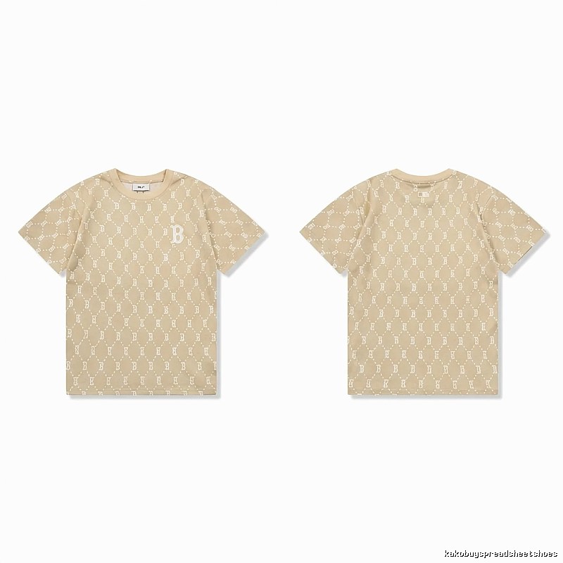 MLB Old Flower Style Beige T-shirt