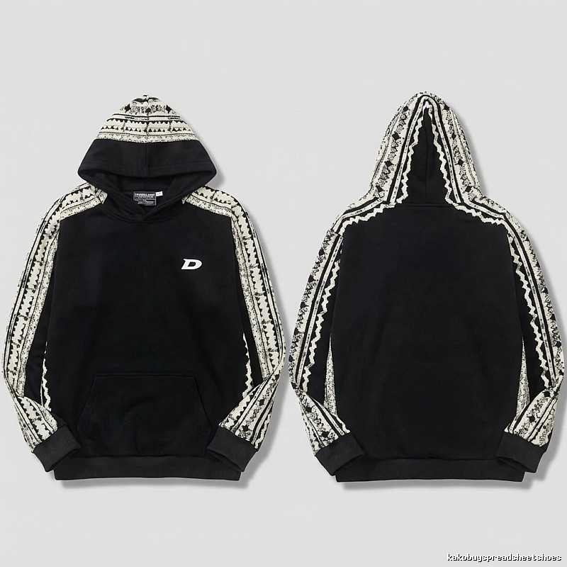 MLB retro style black hoodie