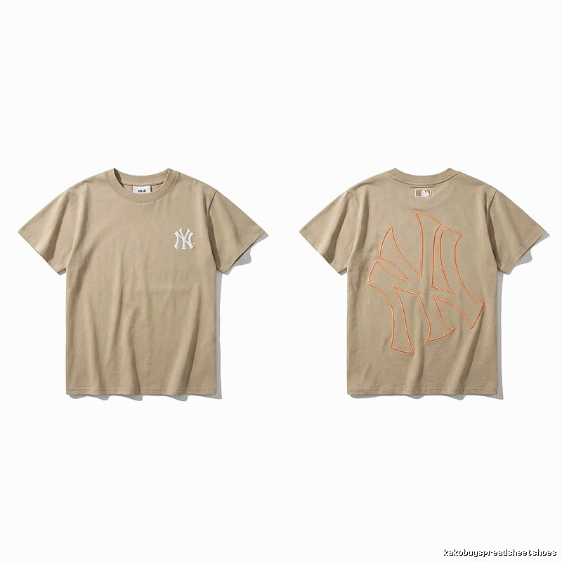 MLB retro style khaki T-shirt