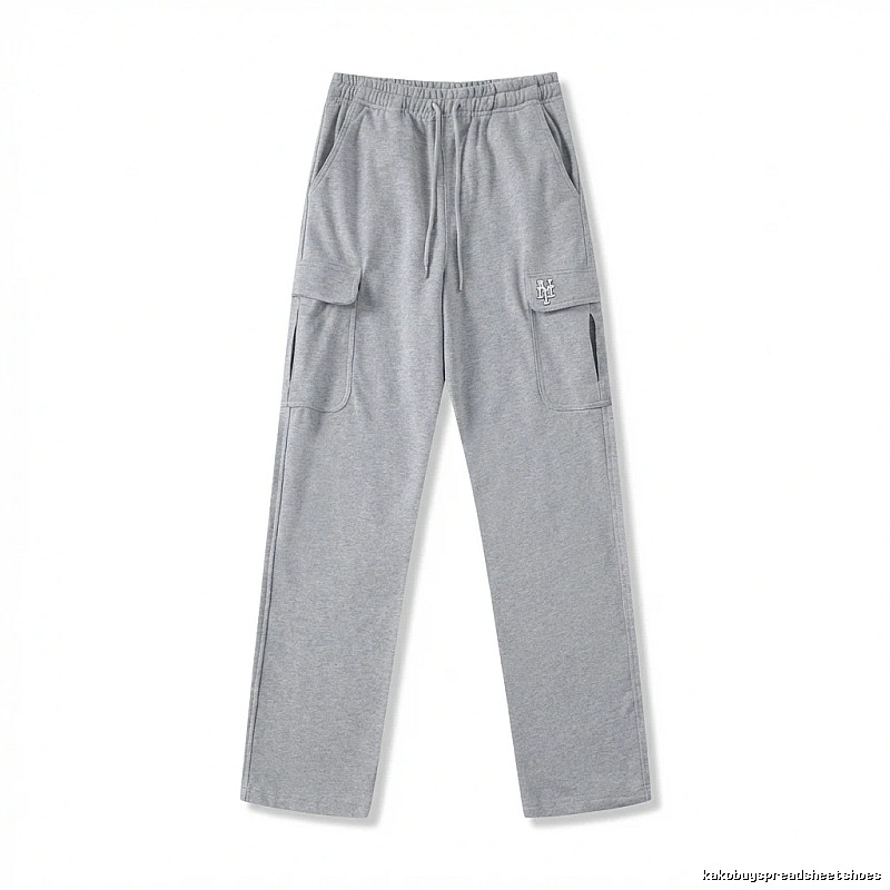 MLB utility-style grey long trousers