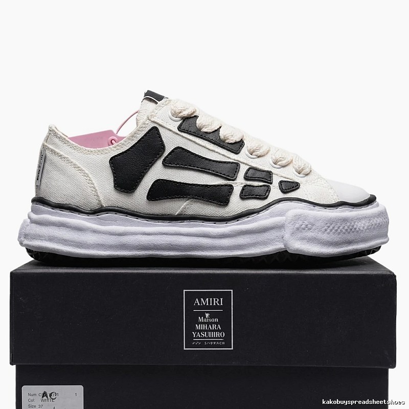 MMY Deconstructed Style Black and White Sports Shoes