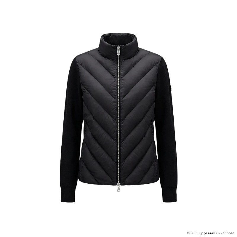Moncler black casual style down jacket