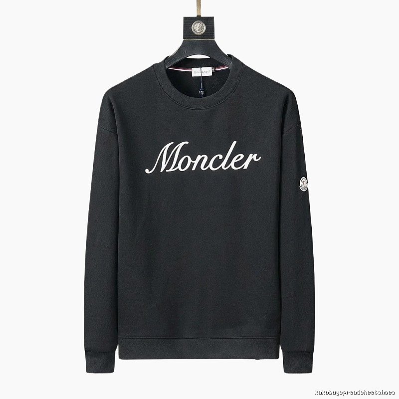 Moncler black simple sweatshirt