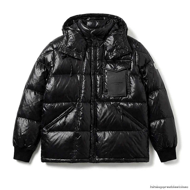 Moncler black trendy and cool down jacket