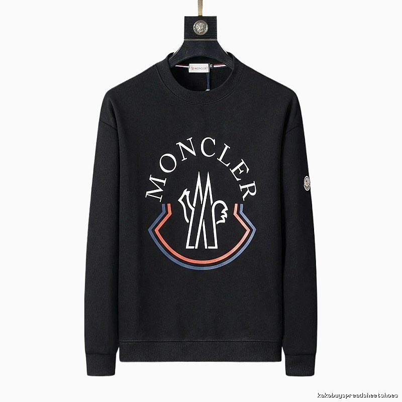 Moncler Classic and Stylish Black Sweatshirt