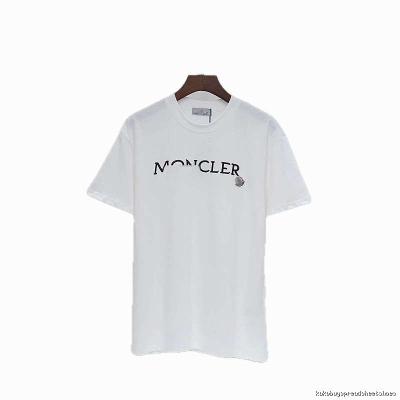 Moncler Classic Collection Minimalist Style White Short-sleeve T-shirt